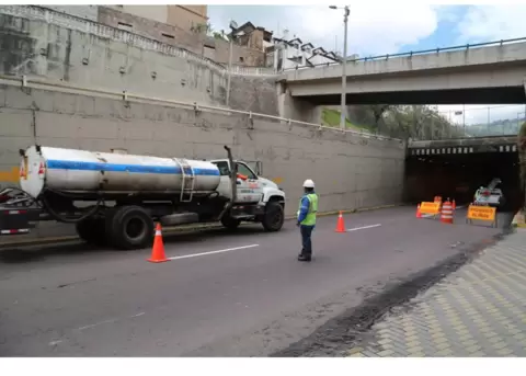 Mantenimiento preventivo en el Viaducto 24 de Mayo