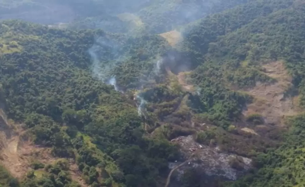 Al menos 10 hectreas afectadas por incendio en Cerro Azul