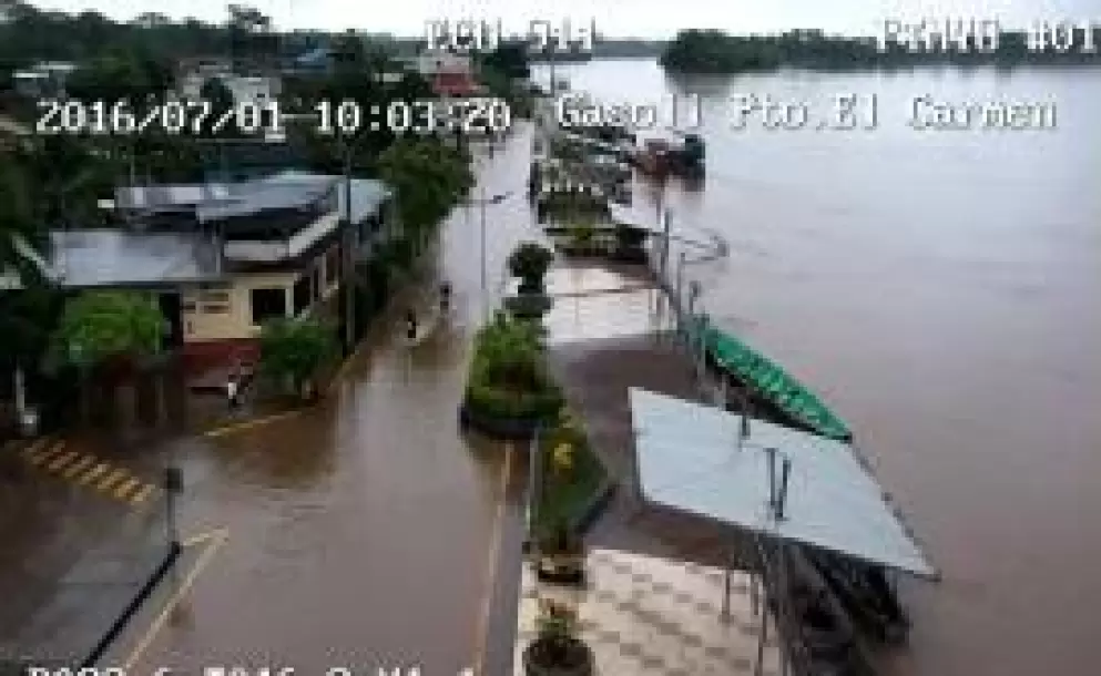 Alertan sobre incremento del caudal de los ros en Puerto El Carmen, Putumayo