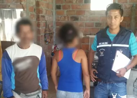 Adolescente reportada como desaparecida fue recuperada, en Manab