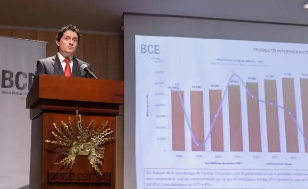 Banco Central prev un decrecimiento de 1,7% en el PIB para 2016