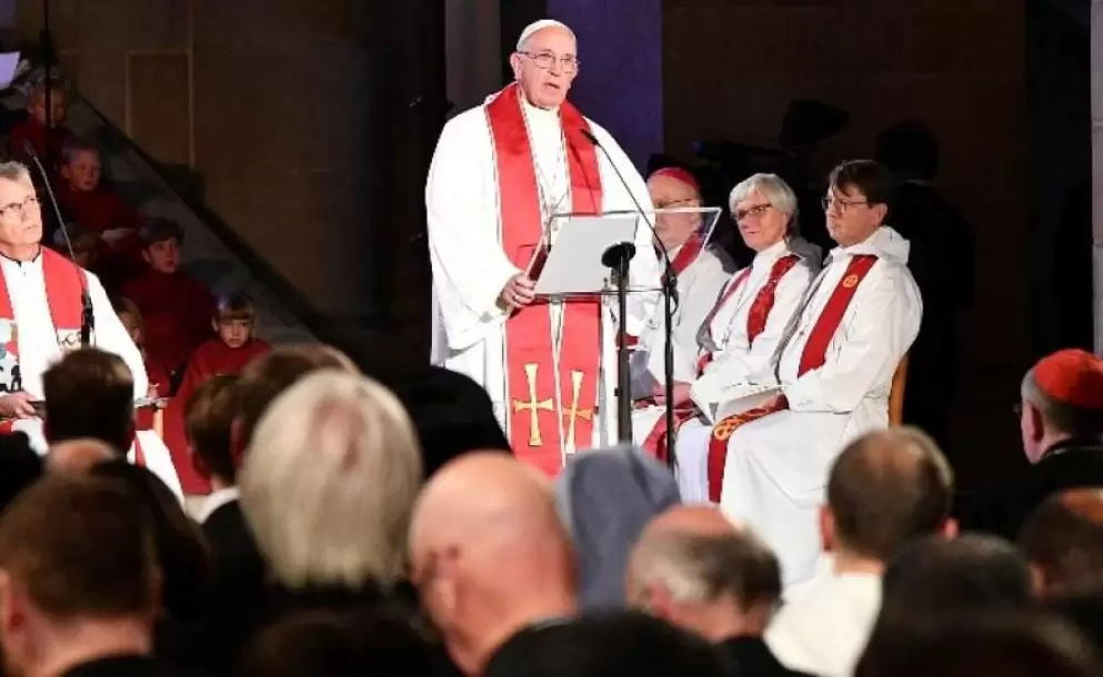 El Papa en Suecia para consolidar la reconciliacin con los protestantes