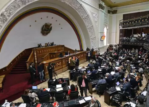 Apag�n en la Asamblea Nacional de Venezuela