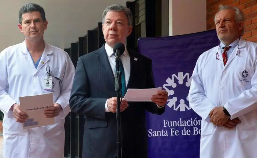 Presidente de Colombia Juan Manuel Santos se someterá a exámenes médicos en EE.UU.