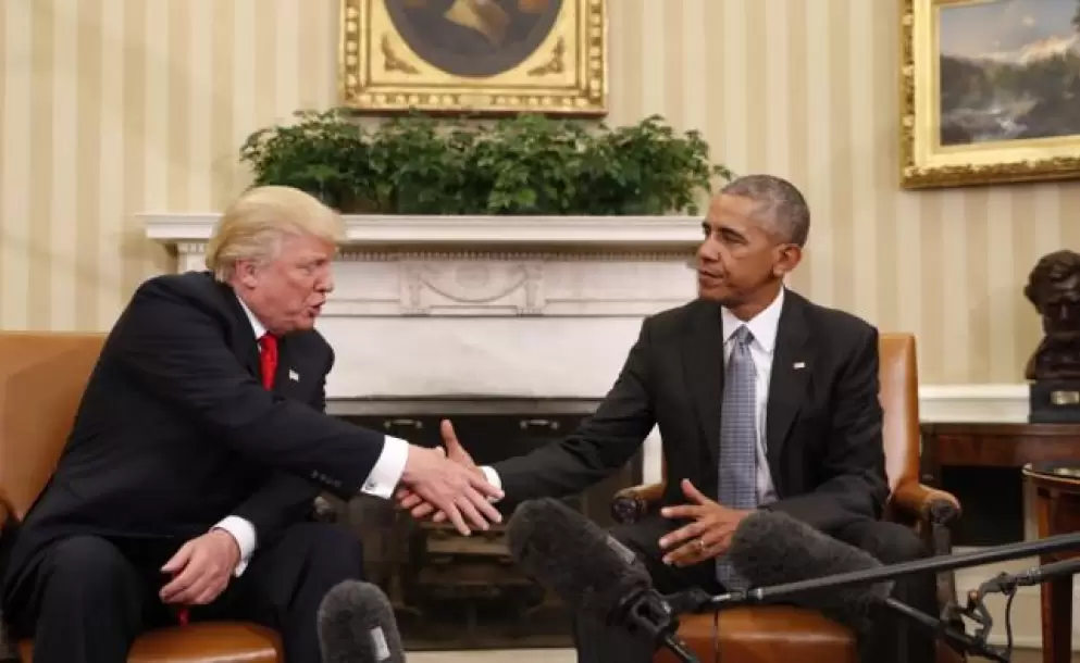 Obama dice que él y Trump tuvieron una "excelente" conversación