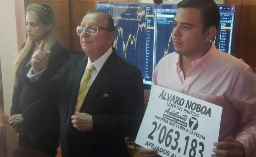 lvaro Noboa propone a Lasso, Mocayo y Viteri unirse y lanzar un solo candidato