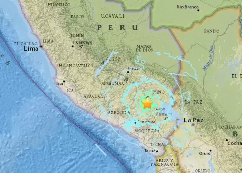 Sismo de magnitud 6,3 sacude el sur de Per