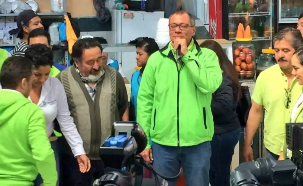 Jorge Glas suspende actividades oficiales por el fallecimiento de su suegro