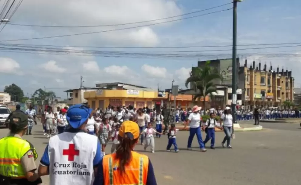 Sistema de Alerta Temprana se puso a prueba en San Lorenzo, Esmeraldas