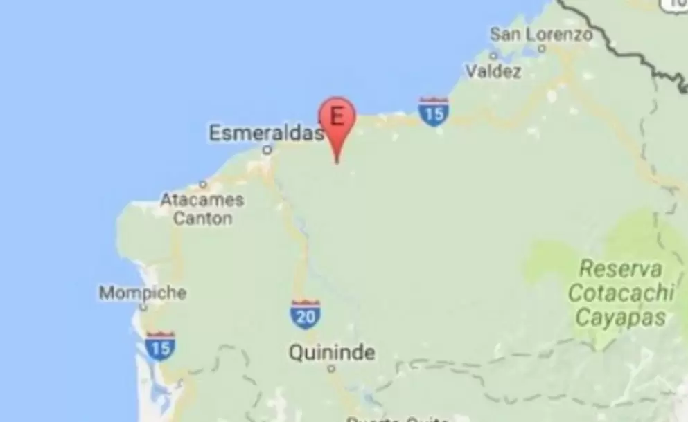 Sismo de 5.7 grados en Esmeraldas se sintió en Costa y Sierra Norte del Ecuador