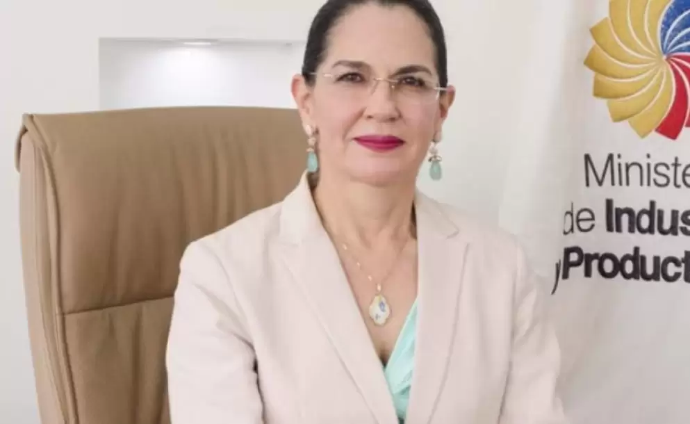 Ministra de Industrias, encargada del Consejo Sectorial de la Producción