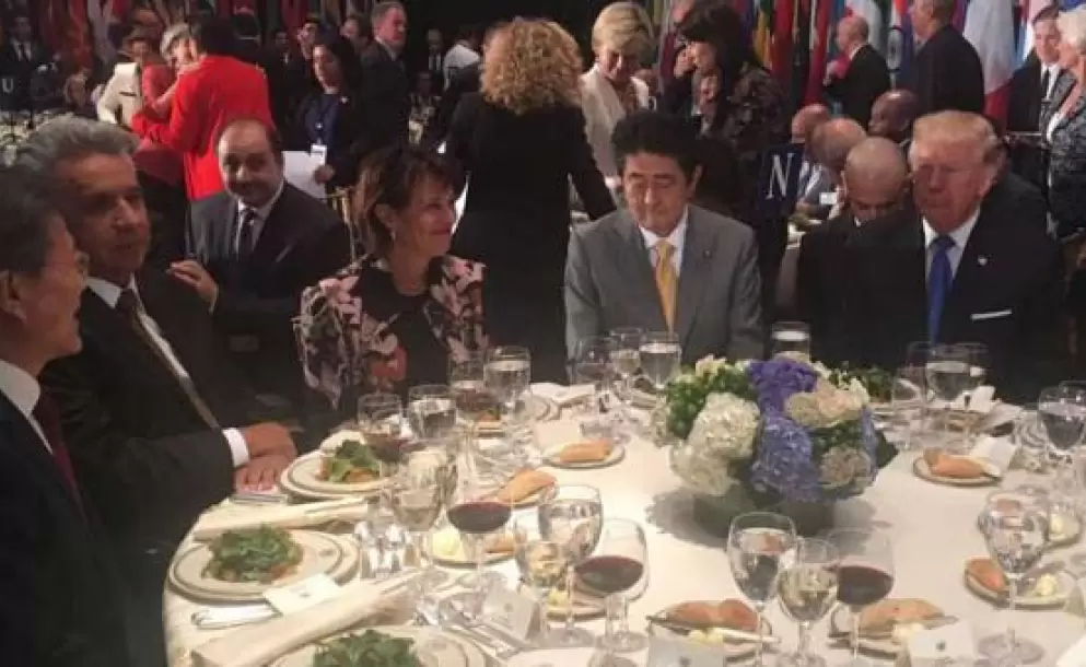 El Presidente Moreno no estuvo en una cena con el Grupo de Lima