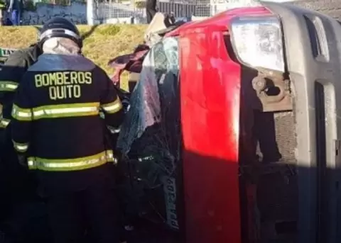Choque en el norte de Quito cobró la vida de una persona