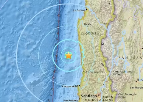 Sismo de magnitud 5,9 sacude Chile