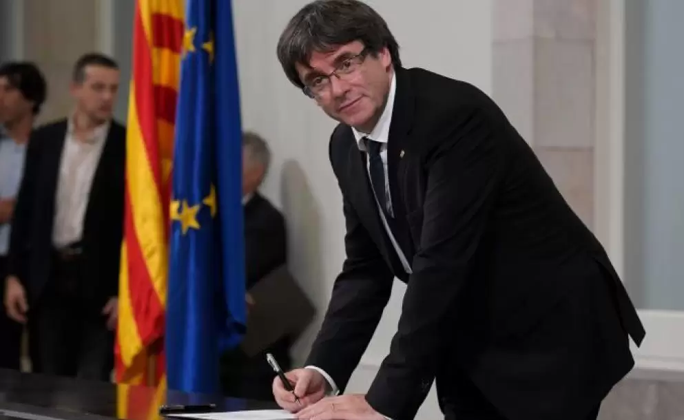 Puigdemont descarta convocar elecciones en Cataluña