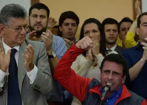 Capriles anuncia su retiro de la coalicin opositora venezolana