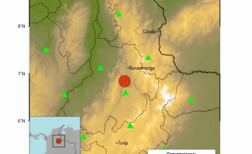 Sismo de magnitud 5,4 sacude Colombia