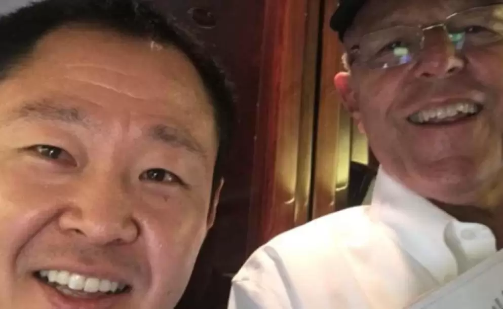 Kenji Fujimori se sube al avin presidencial de Per junto a Kuczynski