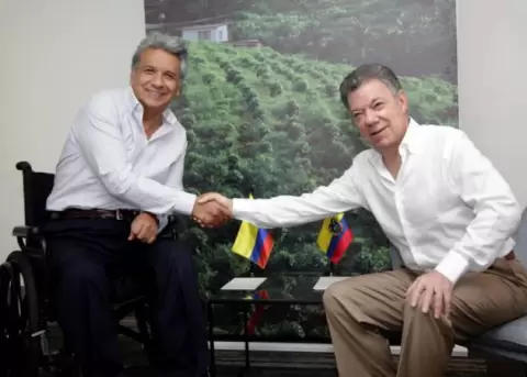 Crear una 'fuerza conjunta' se discuti en cita binacional Ecuador - Colombia