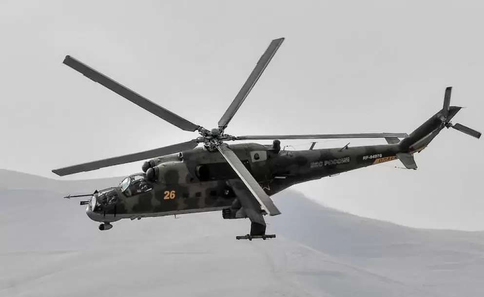 Helicptero militar ruso se estrella en el Bltico y mueren sus dos pilotos