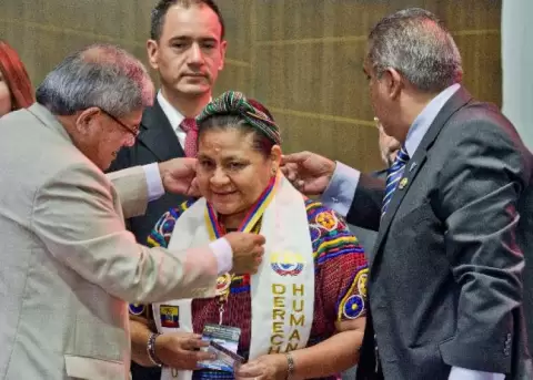 Rigoberta Mench est dispuesta a mediar en la frontera norte