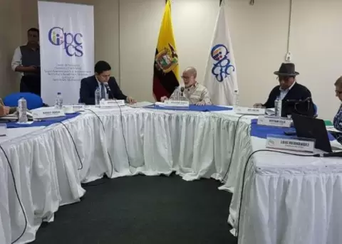 Marcha de respaldo al Consejo de Participacin transitorio en Quito
