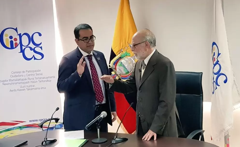 Edwin Pérez Reina fue posesionado como Fiscal General encargado