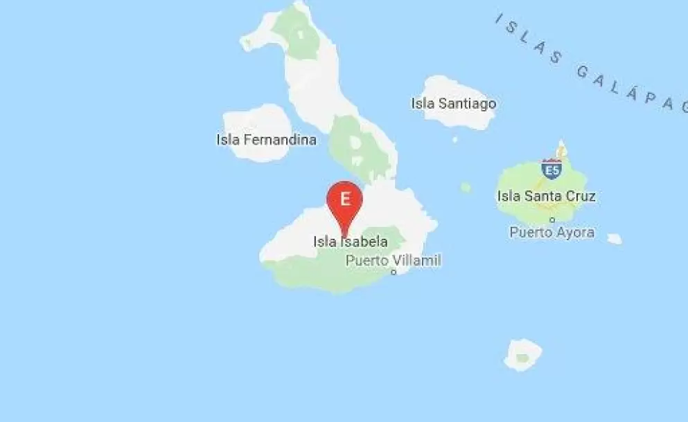 IG registra varios sismos en la isla donde se ubica el volcn Sierra Negra