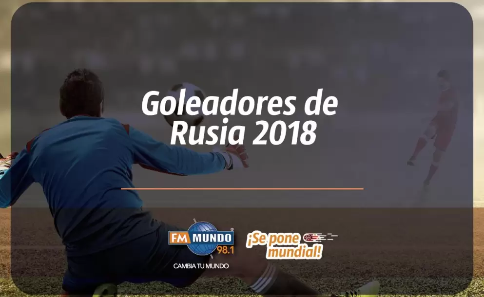 Goleadores de Rusia 2018 hasta cuartos de final