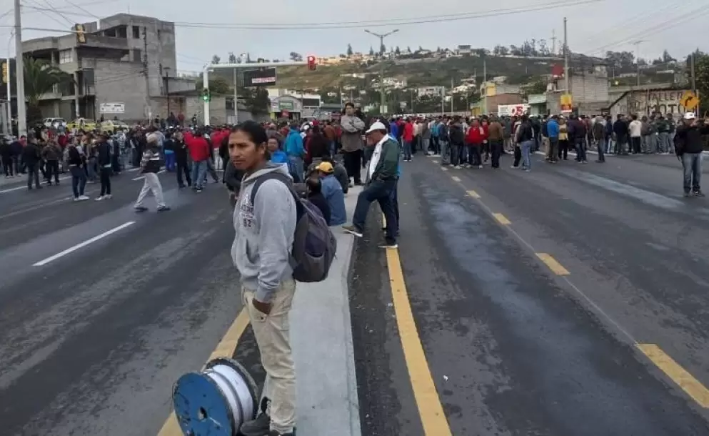 Dirigente de los transportistas en Imbabura anunció el levantamiento de la paralización