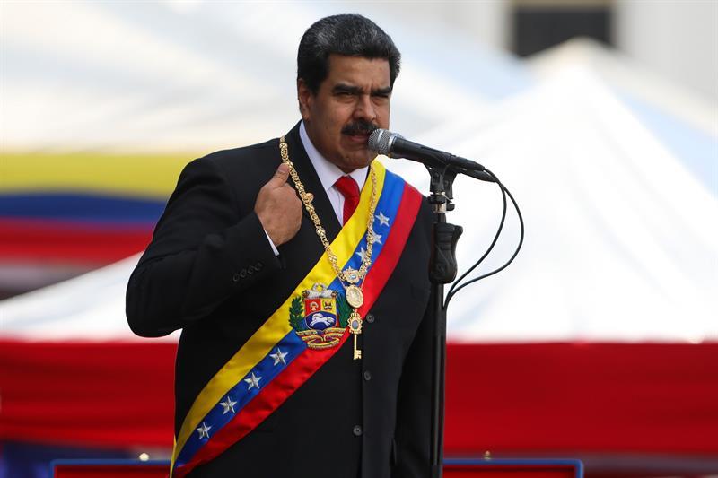 Nicolás Maduro asumió un nuevo mandato presidencial en medio de la ...