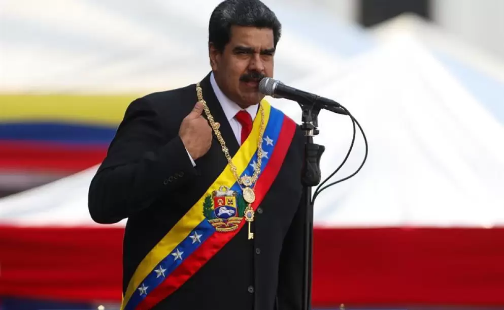 El presidente Nicols Maduro ofrece una rueda de prensa para hablar de la situacin poltica en Venezuela