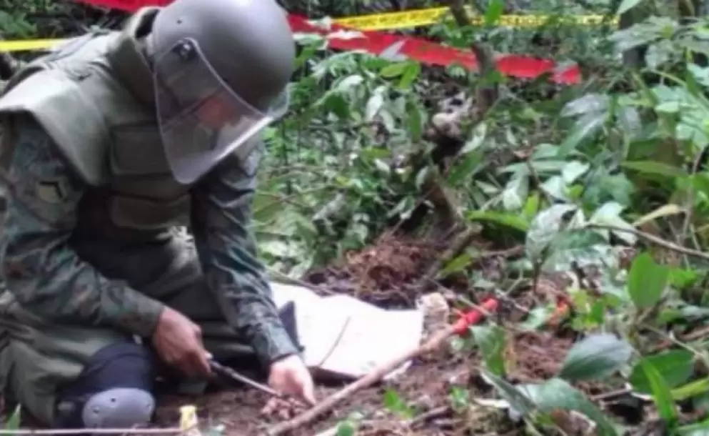 Ecuador ratifica la eliminacin de 3.261 minas antipersonal