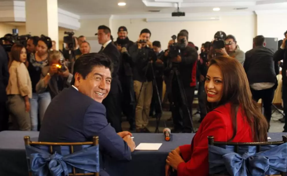 Jorge Yunda y Paola Pabón se reúnen para hablar de sus tareas en común