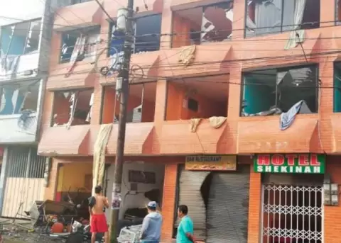 Tres heridos tras la explosión de un tanque de gas en un motel
