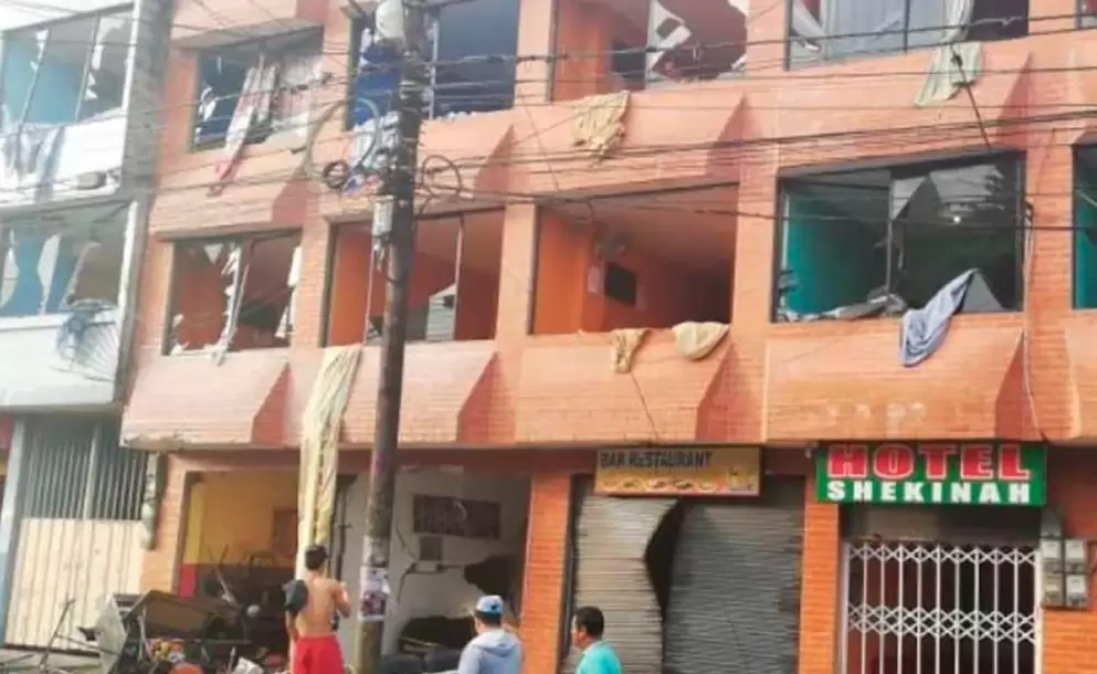 Tres heridos tras la explosin de un tanque de gas en un motel