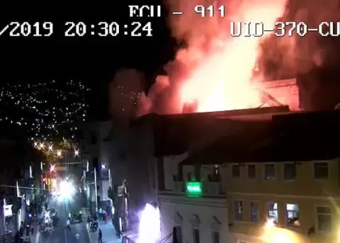 Una vivienda se incendi en el sector de Cumand