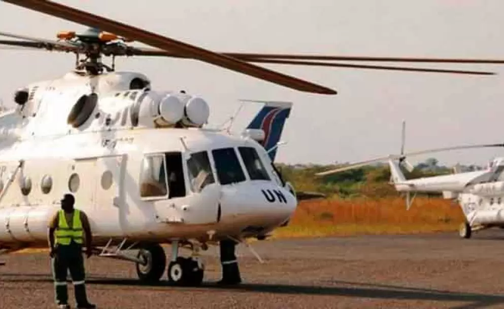 Mueren tres personas en un accidente de helicóptero de la ONU