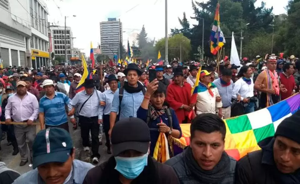 La Defensoría del Pueblo confirma la muerte de un manifestante de la Conaie en Quito