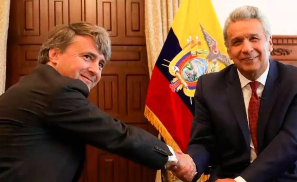Presidente Moreno destaca la capacidad de Espinosa pero apoya a Almagro