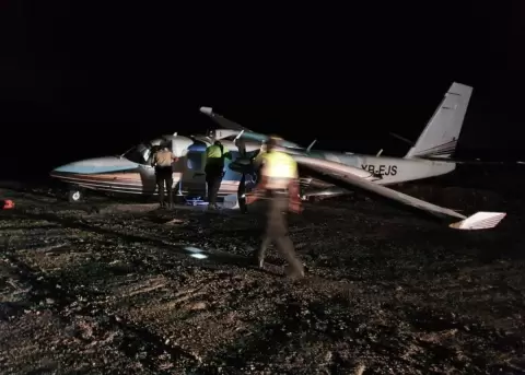Detenidos tras cada de avioneta en Montecristi son procesados por transporte ilegal de hidrocarburos