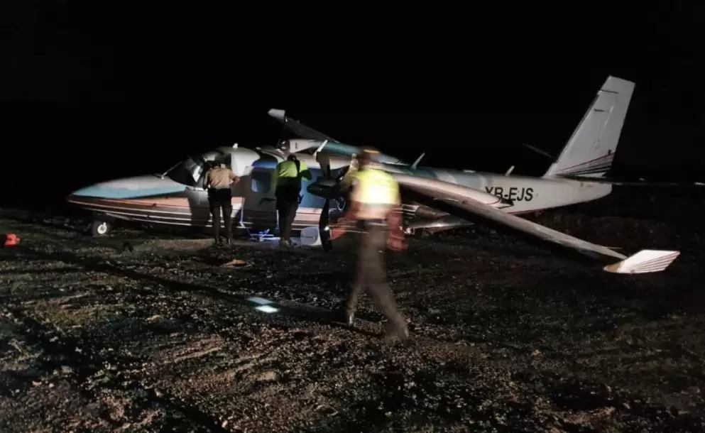 Detenidos tras cada de avioneta en Montecristi son procesados por transporte ilegal de hidrocarburos