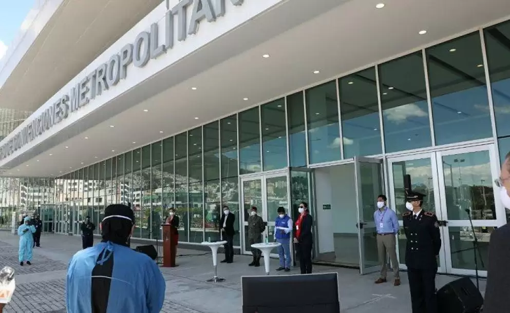 Centro de Atencin Temporal en Quito inicia segunda fase para atender  a pacientes con COVID-19