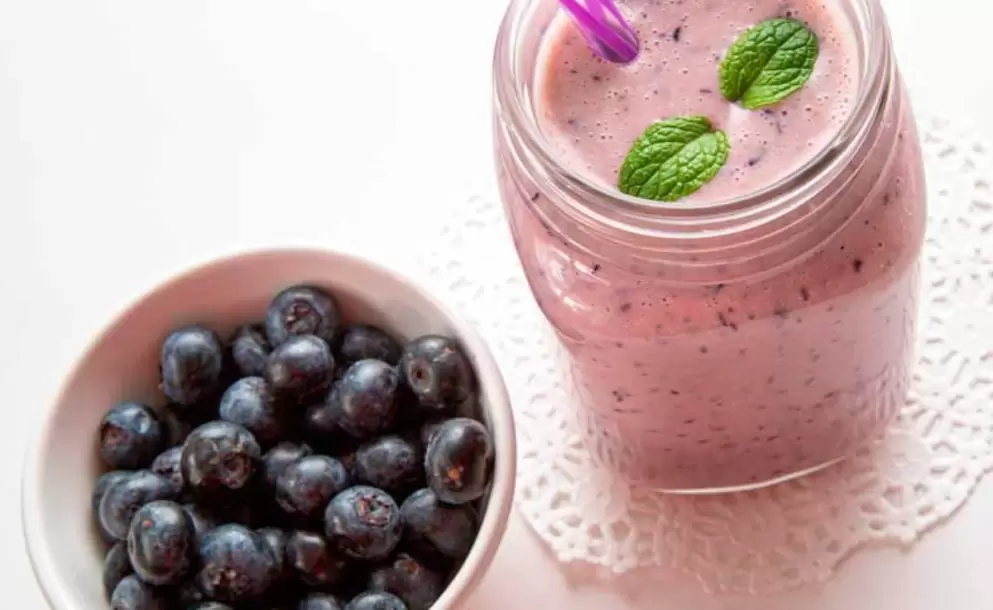 Snacks saludables y smoothies