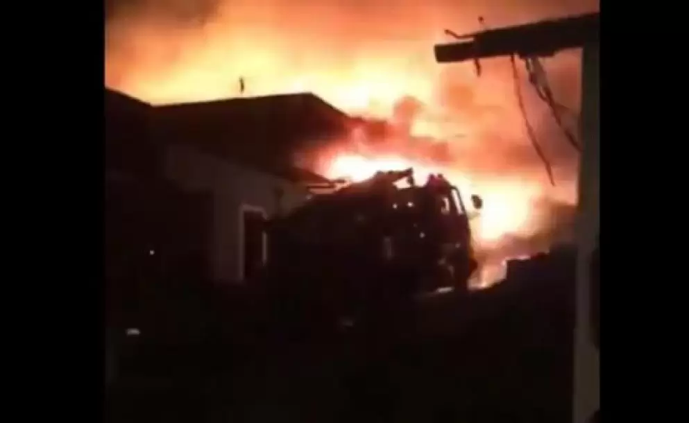 Al menos una decena de casas se incendiaron en Portoviejo