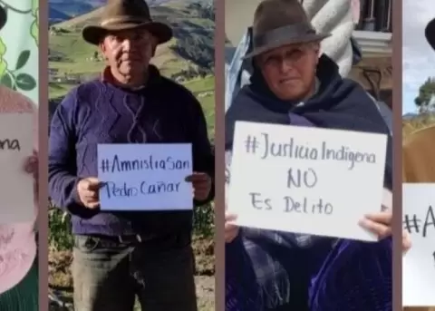 Asamblea aprobó amnistía para 20 dirigentes indígenas de Cañar