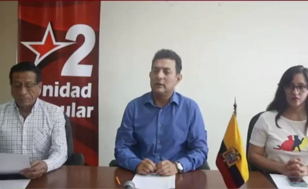 Unidad Popular apoyar candidatura presidencial de Pachakutik en las elecciones generales de 2021