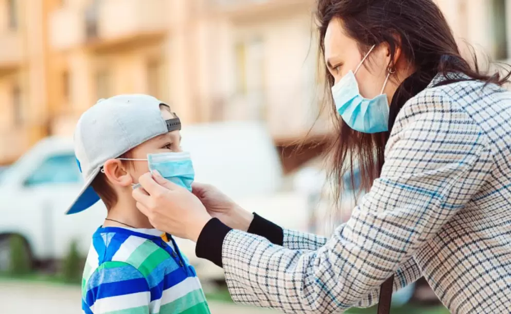 Uso de mascarillas en los niños