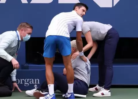 Djokovic perdi el dinero ganado en el US Open, debido a su descalificacin
