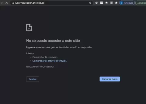 Usuarios reportaron intermitencias en link habilitado por el Gobierno para conocer lugar de vacunacin